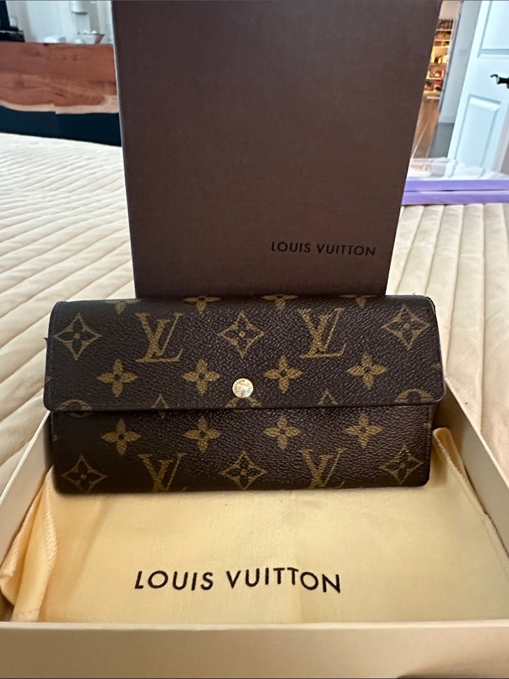 Louis Vuitton Monogram Continental Wallet - Brown/Gold